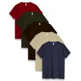 Pack de 5 Camisetas 100% Algodón
