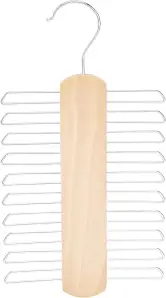 2x Corbatero y percha para cinturones de 20 barras Amazon Basics