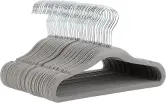 50 Perchas de terciopelo antideslizante Amazon Basics