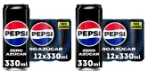 24 latas 330ml Pepsi Zero