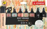 8 Rtuladores STABILO BOSS ORIGINAL NatureCOLORS