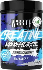 500 g Warrior Creatina Monohidrato Polvo Frambuesa Azul