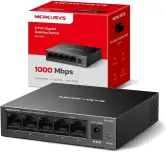 Switch Mercusys 5 Puertos RJ45 Gigabit