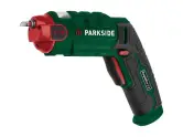 Atornilladora recargable con puntas intercambiables 4V Parkside