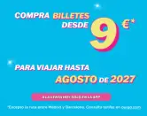 Billetes de tren a bajo precio