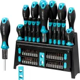 Juego de destornilladores Cecotec HardGyro 510 Magnetic Acero CR-V 51 piezas