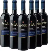 Antaño Crianza Vino Tinto D.O Rioja Pack de 6 x 750 ml