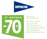 2ª Unidad al -70% en Hipercor