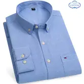 Camisa manga larga tejido oxford