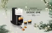 Consigue una Vertuo Next por 59€ con la compra de 150 cápsulas Consigue una Vertuo Next por 59€ con la compra de 150 cápsulas