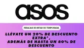 20% adicional en productos ya rebajados en asos
