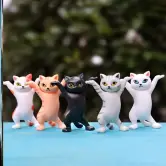 Pack 5 figuras de gatos bailarines