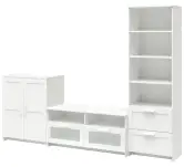 Mueble TV con estantería BRIMNES Mueble TV con estantería BRIMNES