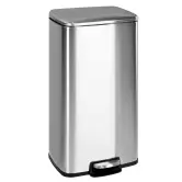 Cubo de basura acero inoxidable 30L