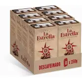 Pack 8x 250g Café La Estrella descafeinado