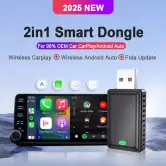 Adaptador inalámbrico Carplay + Android Auto