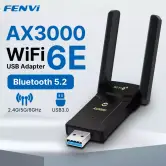 Adaptador WiFi 6E AX3000 + Bluetooth 5.2