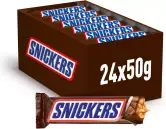 Pack 24x Barras chocolate Snickers 50g
