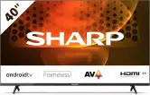 SmartTV Sharp 40" AndroidTV Chromecast integrado
