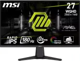 Monitor MSI MAG WQHD 27" 180Hz 0,5ms