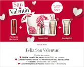 Regalos de San Valentín en Clarins por compras desde 50€