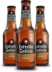 24x Botellines Cerveza Tostada Estrella Galicia 0,0 250ML