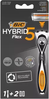 Maquinilla de afeitar BIC Hybrid 5 Flex