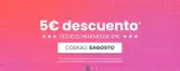 Hasta 70% de Dto. + 5€  de Dto. en pedido mínimo de 69€  