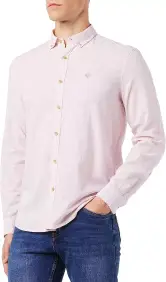 Camisa de lino a Rayas para hombre Springfield
