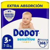 Pack pañales Dodot Sensitive