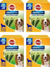 Pack 4x28 Snack higiene oral Pedigree Dentastix Fresh