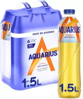Pack de 6 Aquarius zero azúcar naranja 1,5L
