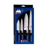 Juego de 4 cuchillos de cocina japoneses Monix Solid Plus