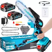 Kit mini motosierra 6" + 2 baterías 1000W