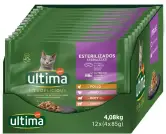 48 Sobres de 85 g Comida Húmeda para Gatos con Carnes Variadas Última
