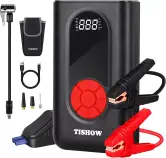 Arrancador de Baterias de Coche con Inflador, 1600A Arrancador de Coches 12V (para 5.5L Disésel o 7.0L Gas) Arrancador de Baterias de Coche con Inflador, 1600A Arrancador de Coches 12V (para 5.5L Disésel o 7.0L Gas)