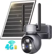 Cámara WiFi 4G LTE Exterior Sehmua 2K + Panel Solar Cámara WiFi 4G LTE Exterior Sehmua 2K + Panel Solar