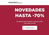 Hasta 70% dto en Mango Outlet 
