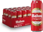 Pack de 24 Latas x 50 cl Mahou 5 Estrellas