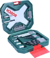 Set de puntas y brocas Bosch X-Line (34 unidades, madera, mampostería y metal)