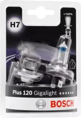 Bosch H7 Plus 120 Gigalight - Lámparas para faros 12V - x2