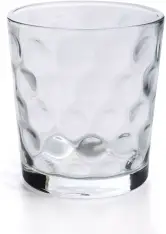 Juego de 6 vasos de vidrio aptos para lavavajillas