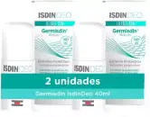 ISDIN Germisdin DEO Ultra 72h, Pack de 2 Unidades, Sin Alcohol