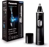 "PANASONIC ER-GN300K503: Recortador de cejas y nariz seco/húmedo, para hombres" "PANASONIC ER-GN300K503: Recortador de cejas y nariz seco/húmedo, para hombres"