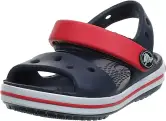 Sandalias Unisex Crocs Crocband en Azul Marino y Rojo, Talla 32/33 EU