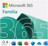 Microsoft 365 Familia: hasta 6 personas para todos tus dispositivos, suscripción anual.
