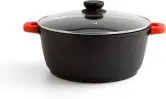 Cacerola Aluminio Fundido 24x11cm Negro Quid Intense