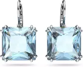 Pendientes Millenia de Swarovski con Cristal Azul y Baño en Rodio.