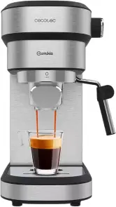 Cafetera Express Cecotec Cafelizzia 790 Steel Duo: 1350 W, Espressos y Cappuccinos, Thermoblock, 20 Bares.