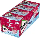 16 blíster Chicles sin Azúcar Trident Max Frost Watermelon